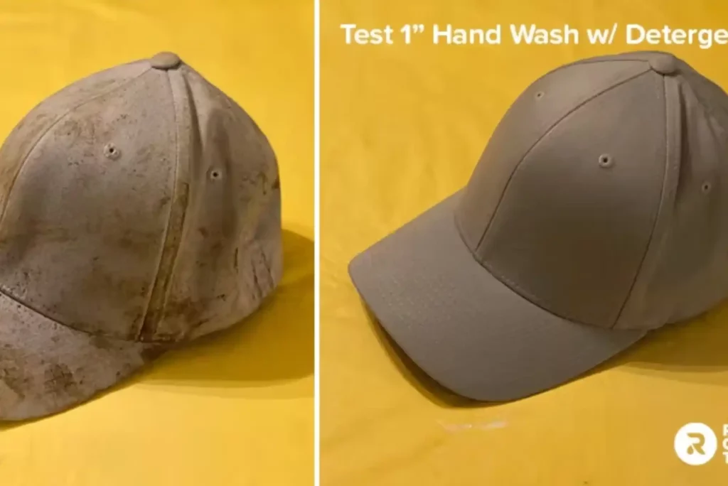 how to clean hats at home