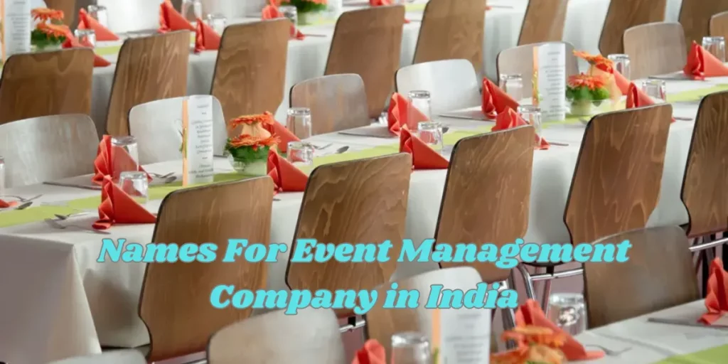 Event Management Company Names In India