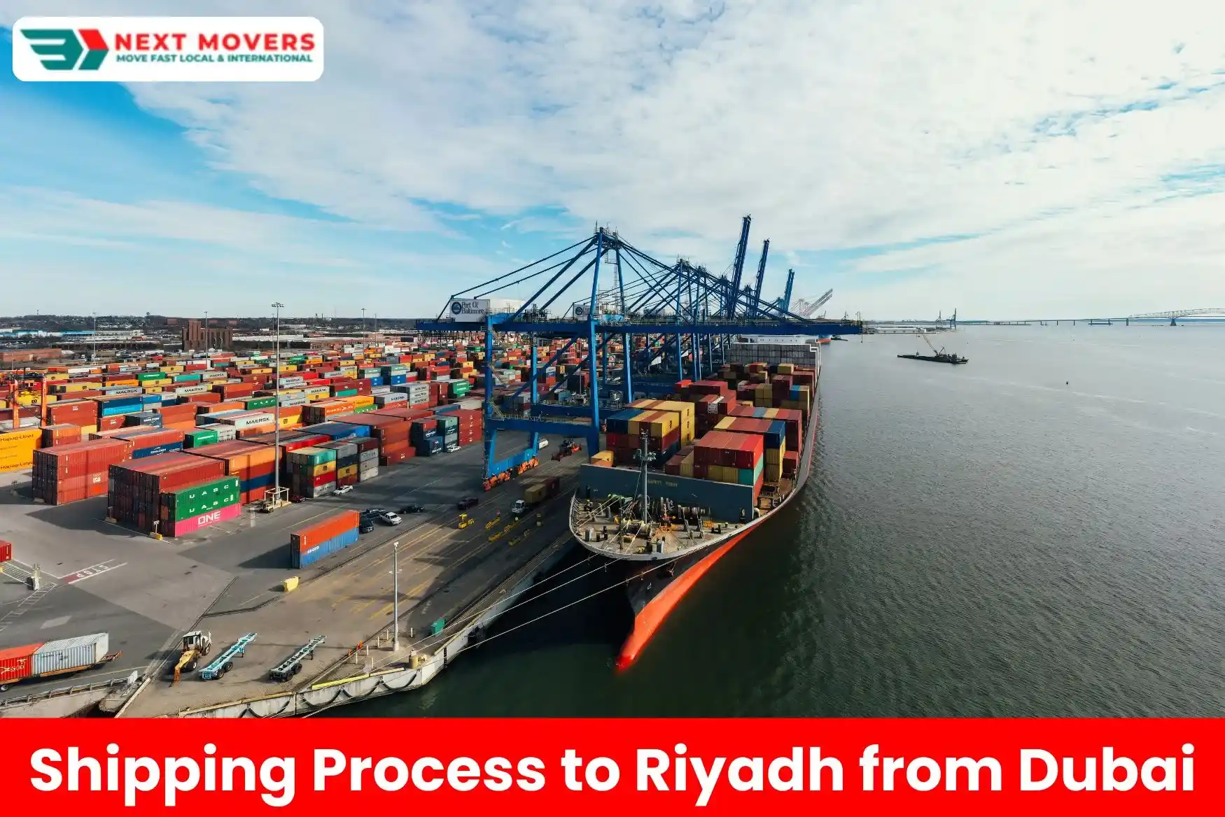 Shipping Process to Riyadh from Dubai