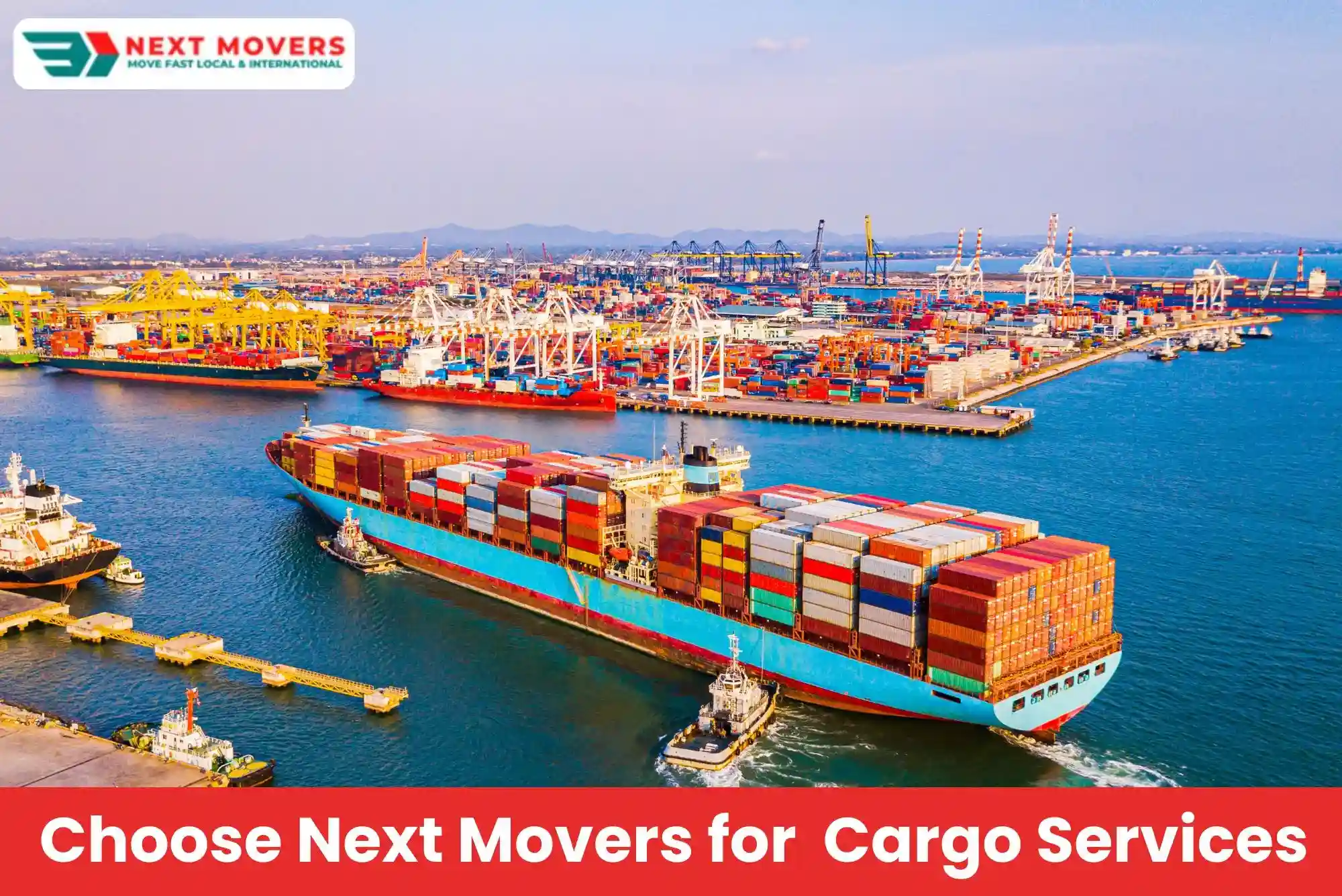 Choose Next Movers for Dubai to Al Khobar Cargo Services